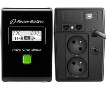 UPS ZASILACZ AWARYJNY PowerWalker VI 800 SW FR