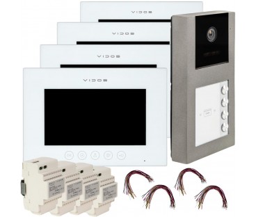 WIDEODOMOFON VIDOS X 4xM11W-X/S11-4