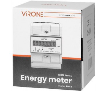 Wskaźnik zużycia energii 3 fazowy Virone EM-3