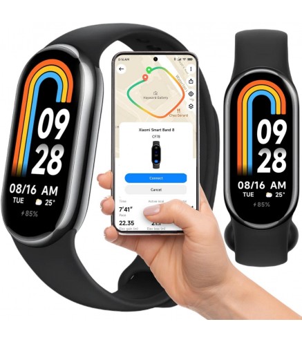 Smartband Xiaomi Mi Band 8 czarny