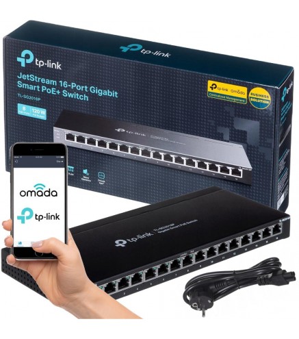 SWITCH TP-LINK TL-SG2016P (8xPoE+)