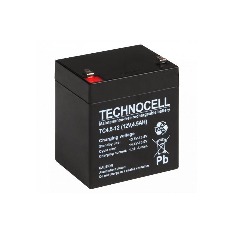 Akumulator AGM TECHNOCELL serii TC 12V 4,5Ah Akumulator AGM TECHNOCELL serii TC 12V 4,5Ah
