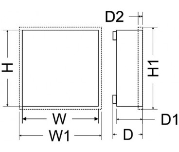 OBUDOWA ALARMOWA PUSTA Pulsar AWO000PU