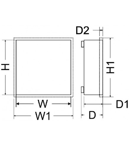 OBUDOWA ALARMOWA PUSTA Pulsar AWO000PU