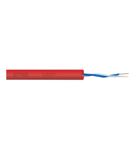 KABEL SYGNALIZACJI PPOŻ BITNER YnTKSY 1x2x0,8 - 100m