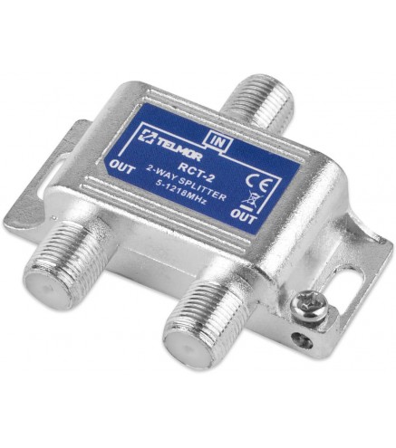 Rozgałęźnik TELMOR RCT-2 Splitter 2x1.2G
