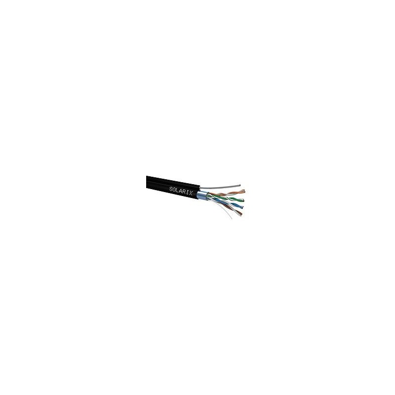 KABEL SKRĘTKA SOLARIX CAT.5E F/UTP UV SUCHY Z LINKĄ NOŚNĄ 305m