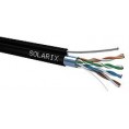 KABEL SKRĘTKA SOLARIX CAT.5E F/UTP UV SUCHY Z LINKĄ NOŚNĄ 305m