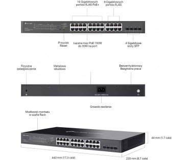 SWITCH TP-LINK TL-SG2428LP