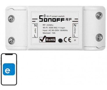 Inteligentny przełącznik WiFi + RF 433 Sonoff RF R2 | Alarmista.pl