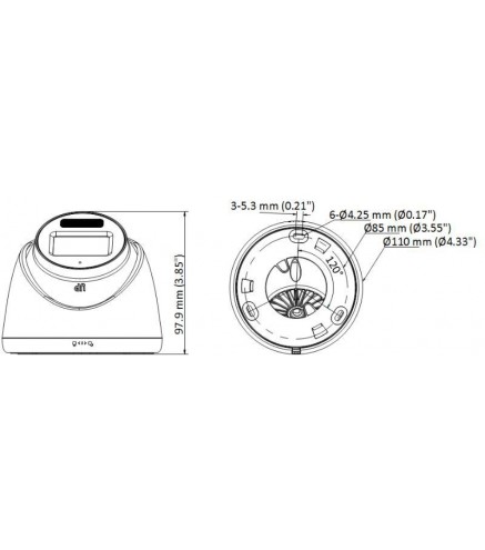 KAMERA 4W1 HIKVISION DS-2CE78U0T-LF(2.8mm)(O-STD)