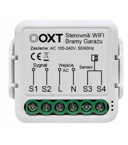 Moduł OXT do bramy garażu Wi-Fi Tuya (T210GL) bez sensora