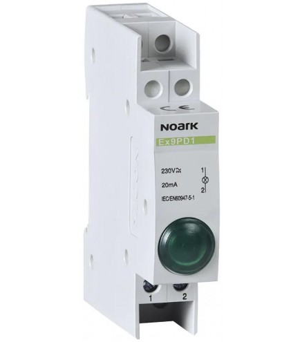 LAMPKA SYGNALIZACYJNA, 230V AC/DC, 1 ZIELONY Ex9PD1g Noark 102443