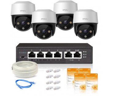 Zestaw 4 kamer IP Imou Cruiser 4MP POE | Alarmista.pl