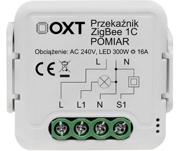 Moduł OXT przekaźnik 1 obw. 16A ZigBee TUYA | Alarmista.pl