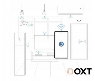 Moduł OXT przekaźnik 1 obw. pomiar 16A ZigBee TUYA