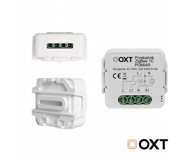 Moduł OXT przekaźnik 1 obw. pomiar 16A ZigBee TUYA