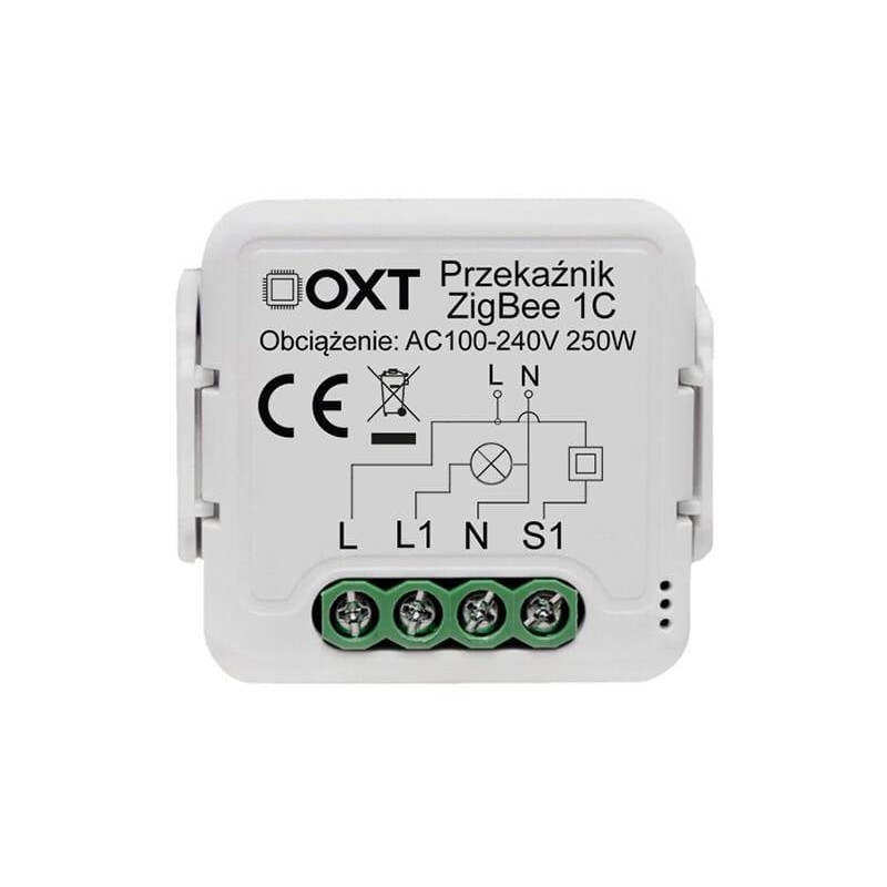 Moduł OXT mini przekaźnik 1 obwód ZigBee TUYA
