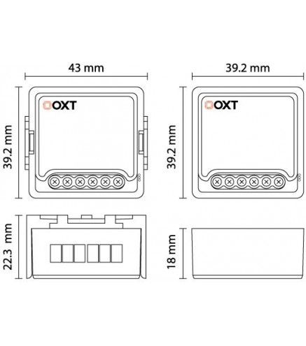 Moduł OXT mini przekaźnik 1 obwód ZigBee TUYA
