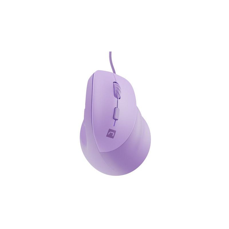 Mysz wertykalna Natec Crake 2 Pro 12800DPI lawendowy