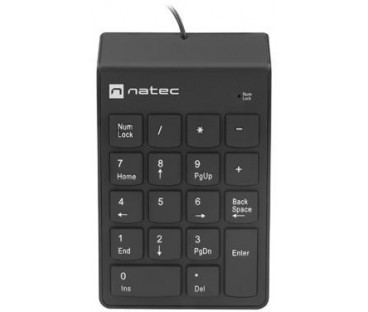 Klawiatura numeryczna Natec Goby 2 USB czarna | Alarmista.pl