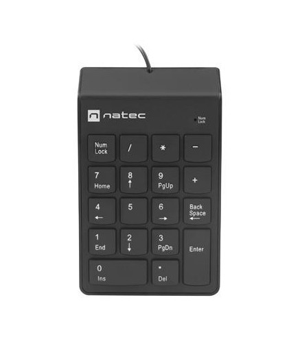 Klawiatura numeryczna Natec Goby 2 USB czarna | Alarmista.pl