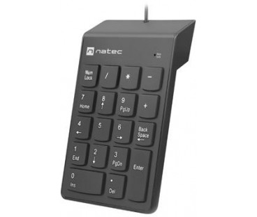 Klawiatura numeryczna Natec Goby 2 USB czarna | Alarmista.pl