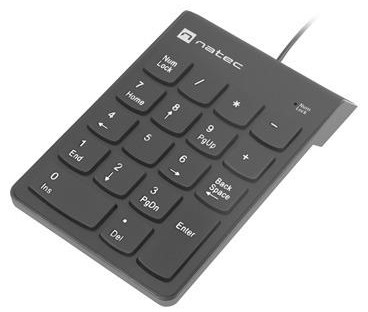Klawiatura numeryczna Natec Goby 2 USB czarna | Alarmista.pl