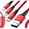 Unitek 3-in-1 USB Kabel ładujący C4049RD