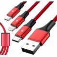 Unitek 3-in-1 USB Kabel ładujący C4049RD