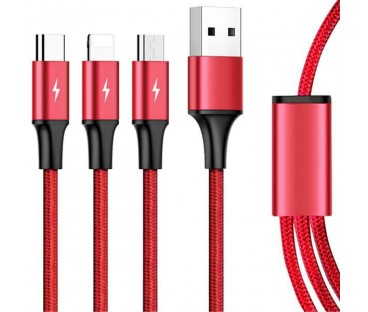Unitek 3-in-1 USB Kabel ładujący C4049RD