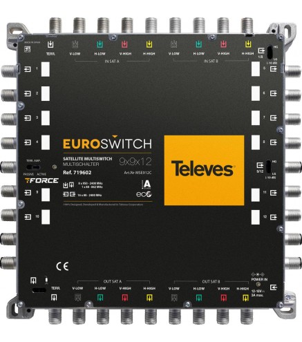 Multiswitch Televes EUROSWITCH 9x9x12 | Alarmista.pl