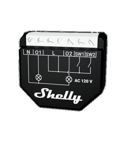 Shelly Qubino Wave 2PM Inteligentny włącznik | Alarmista.pl