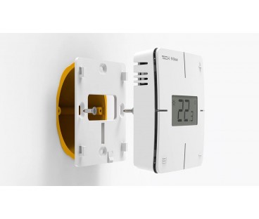 Przewodowy regulator pokojowy sinum czarny R-S1 Tech Sterowniki