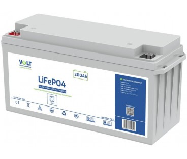 AKUMULATOR VOLT POLSKA LITOWO-ŻELAZOWO-FOSFORANOWY LiFePO4 12V 200Ah 200A