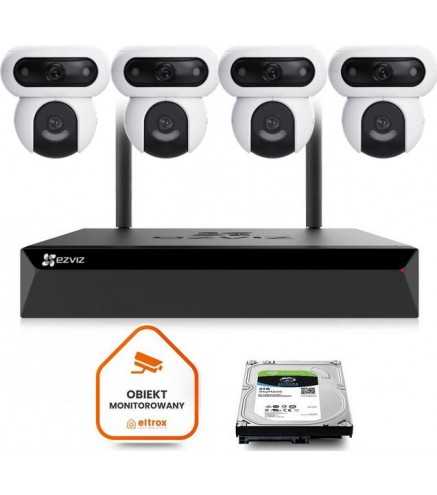 Zestaw do monitoringu Wi-Fi EZVIZ 4x H90 4MP+4MP