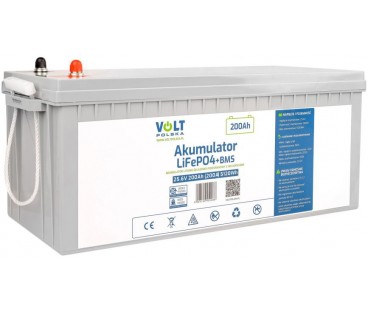 AKUMULATOR VOLT POLSKA LiFePO4 25,6V 200Ah 200A | Alarmista.pl