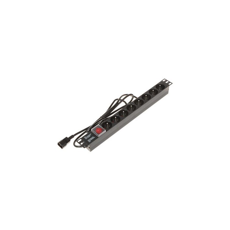 Listwa zasilająca 8 gniazd PD-8/R-IEC
