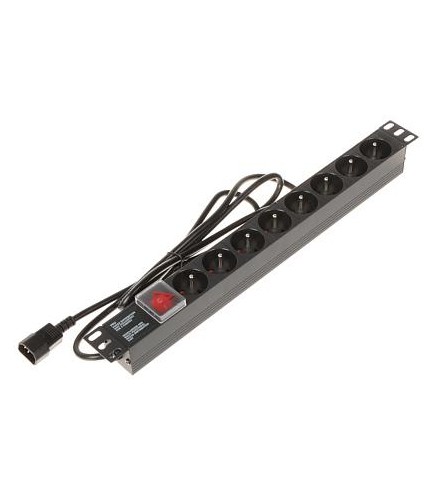 Listwa zasilająca 8 gniazd PD-8/R-IEC