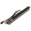 Listwa zasilająca 8 gniazd PD-8/R-IEC