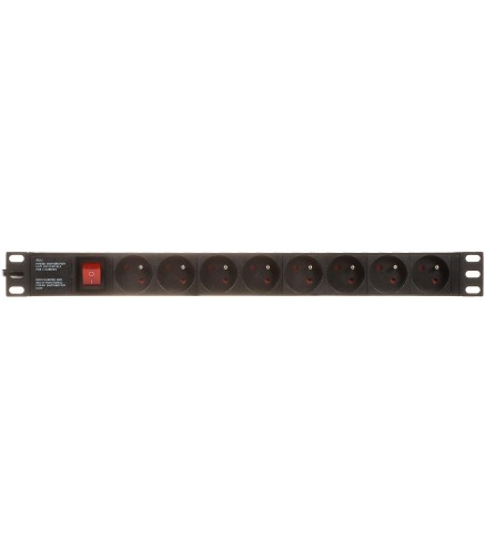 Listwa zasilająca 8 gniazd PD-8/R-IEC