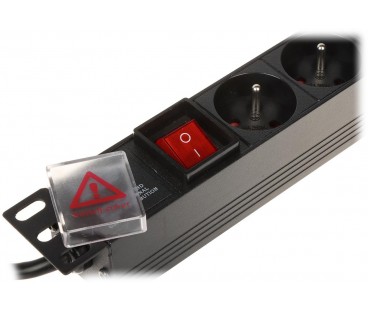 Listwa zasilająca 8 gniazd PD-8/R-IEC | Alarmista.pl