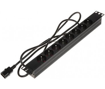 Listwa zasilająca 8 gniazd PD-8/R/IEC-N | Alarmista.pl