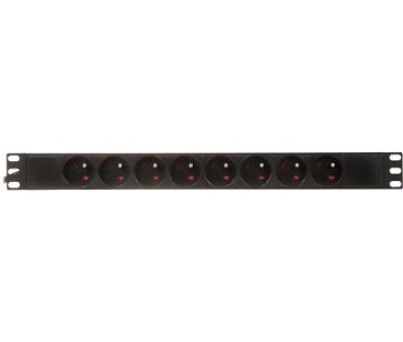 Listwa zasilająca 8 gniazd PD-8/R/IEC-N | Alarmista.pl