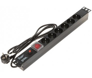 Listwa zasilająca 6 gniazd PD-6/R-OP