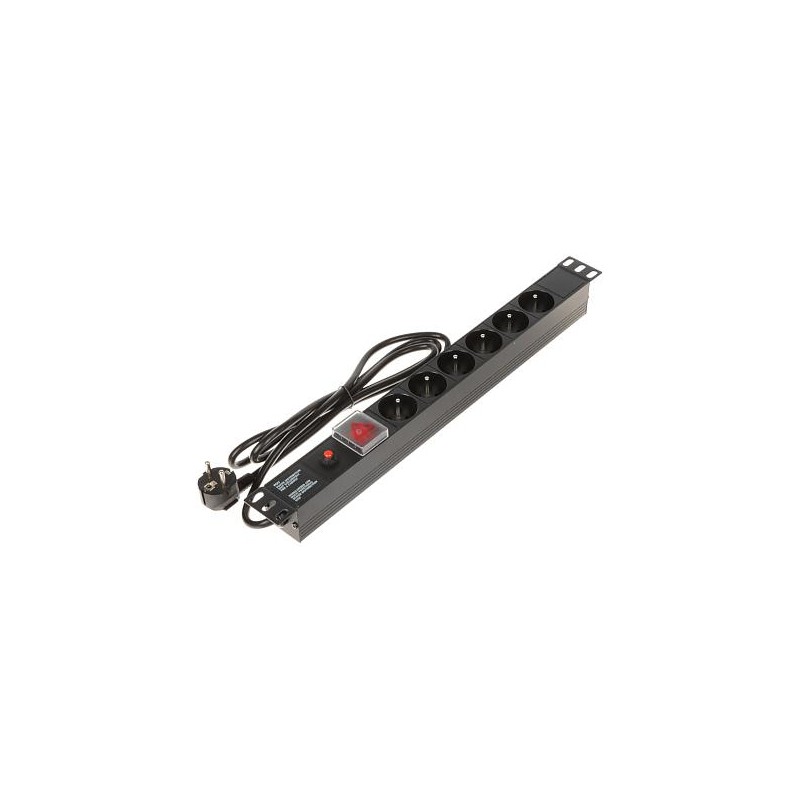 Listwa zasilająca 6 gniazd PD-6/R-OP