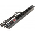 Listwa zasilająca 6 gniazd PD-6/R-OP