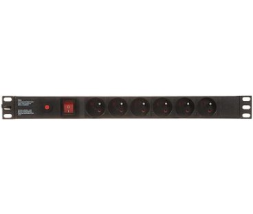 Listwa zasilająca 6 gniazd PD-6/R-OP