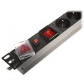 Listwa zasilająca 6 gniazd PD-6/R-OP