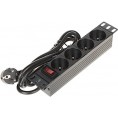 Listwa zasilająca 4 gniazda PD-4/R10